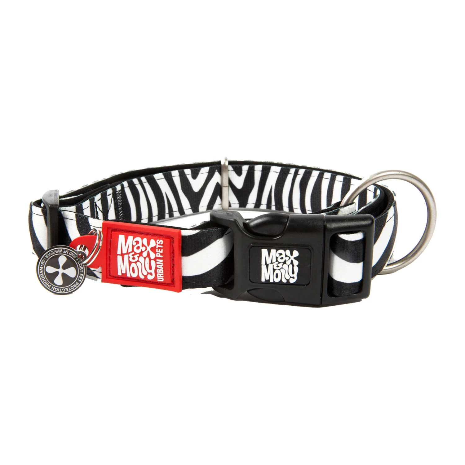 Max & Molly Smart ID Halsband - Zebra - Afbeelding 4