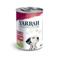 Yarrah - Natvoer Hond Blik Chunks Met Rund Bio