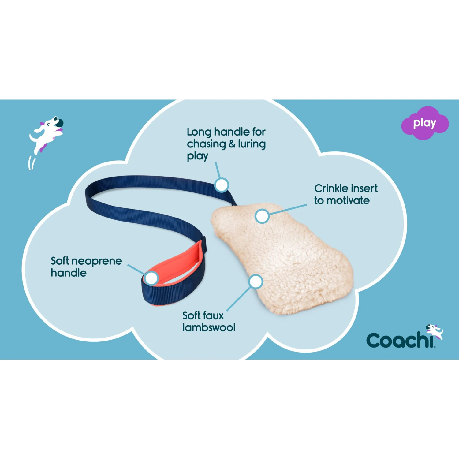 Company Of Animals Coachi Chase & Crinkle - Afbeelding 3