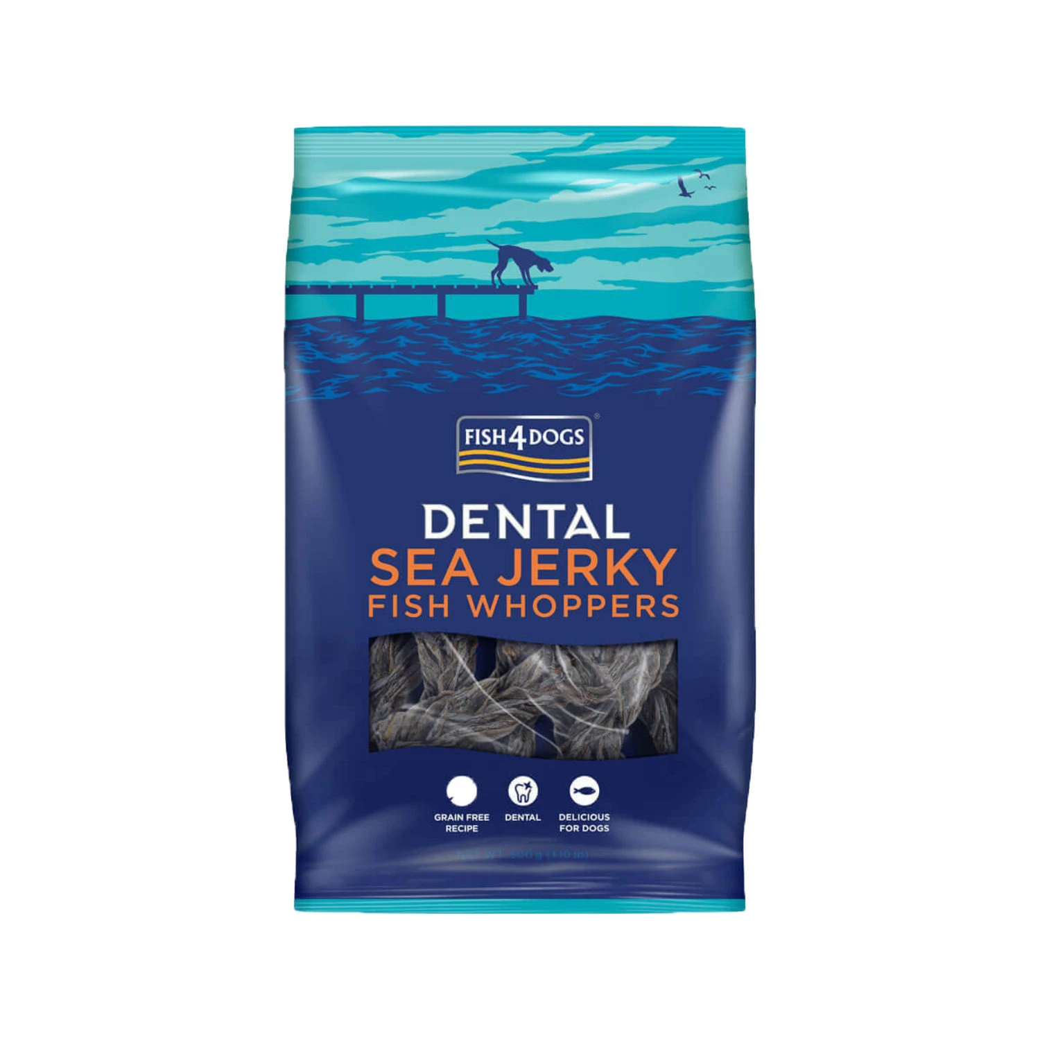 Fish4Dogs Dental - Sea Jerky Fish Whoppers - Afbeelding 5