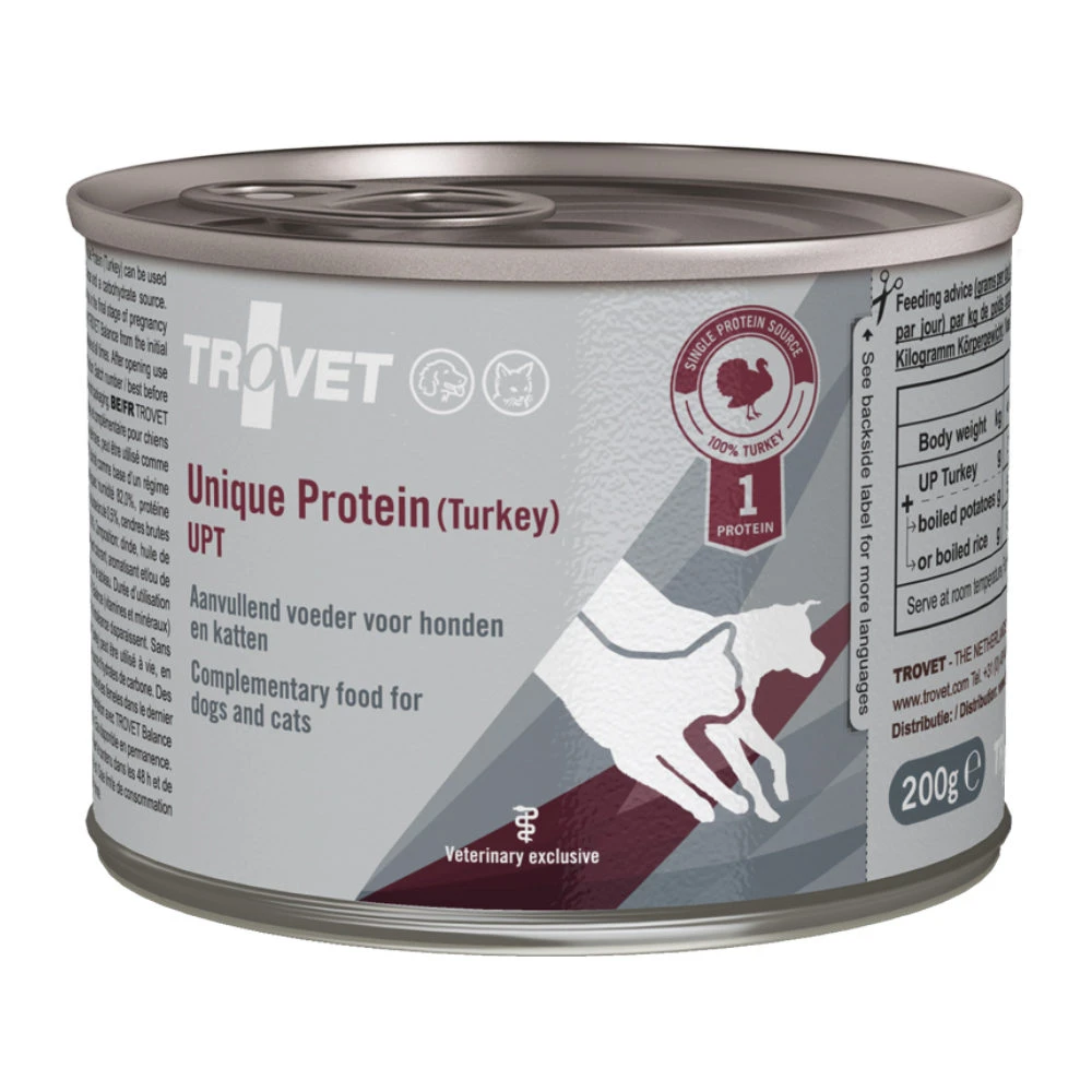 TROVET Unique Protein UPT (Turkey) - Hond/Kat
