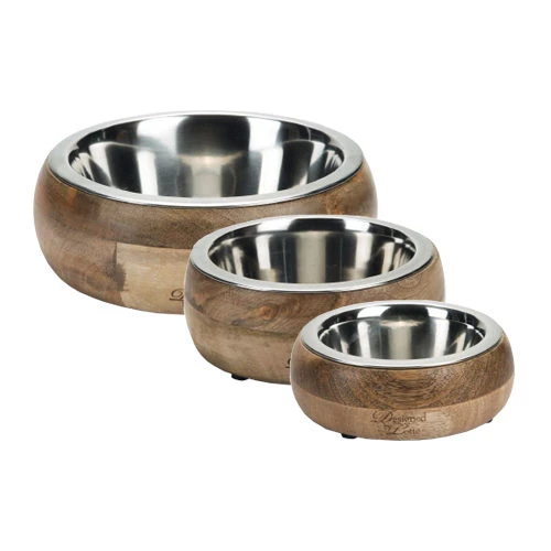 Designed By Lotte Houten Eet- En Drinkbak Mandira - Afbeelding 4