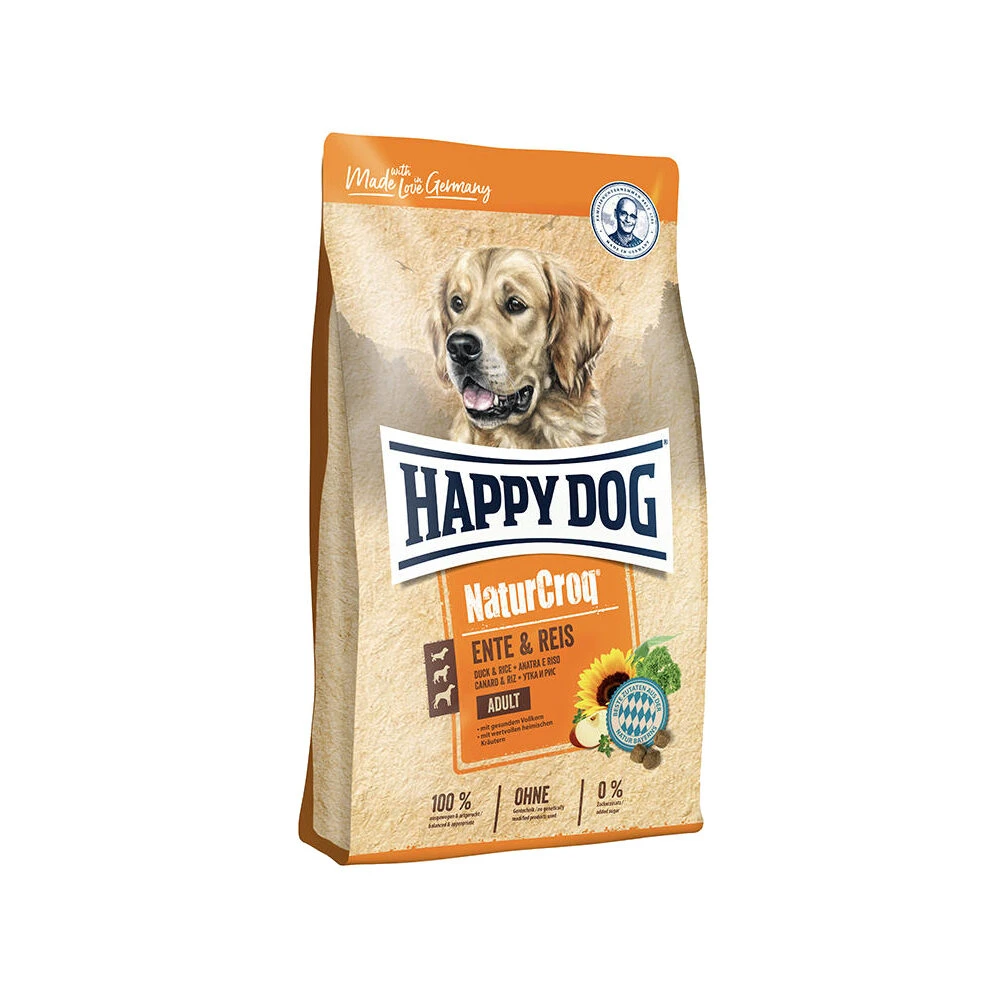 Happy Dog NaturCroq - Eend En Rijst - Afbeelding 2