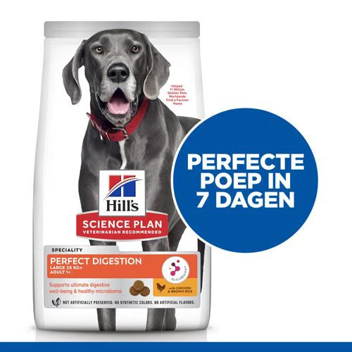 Hill's Science Plan Adult Perfect Digestion Large Breed Hondenvoer - Afbeelding 3