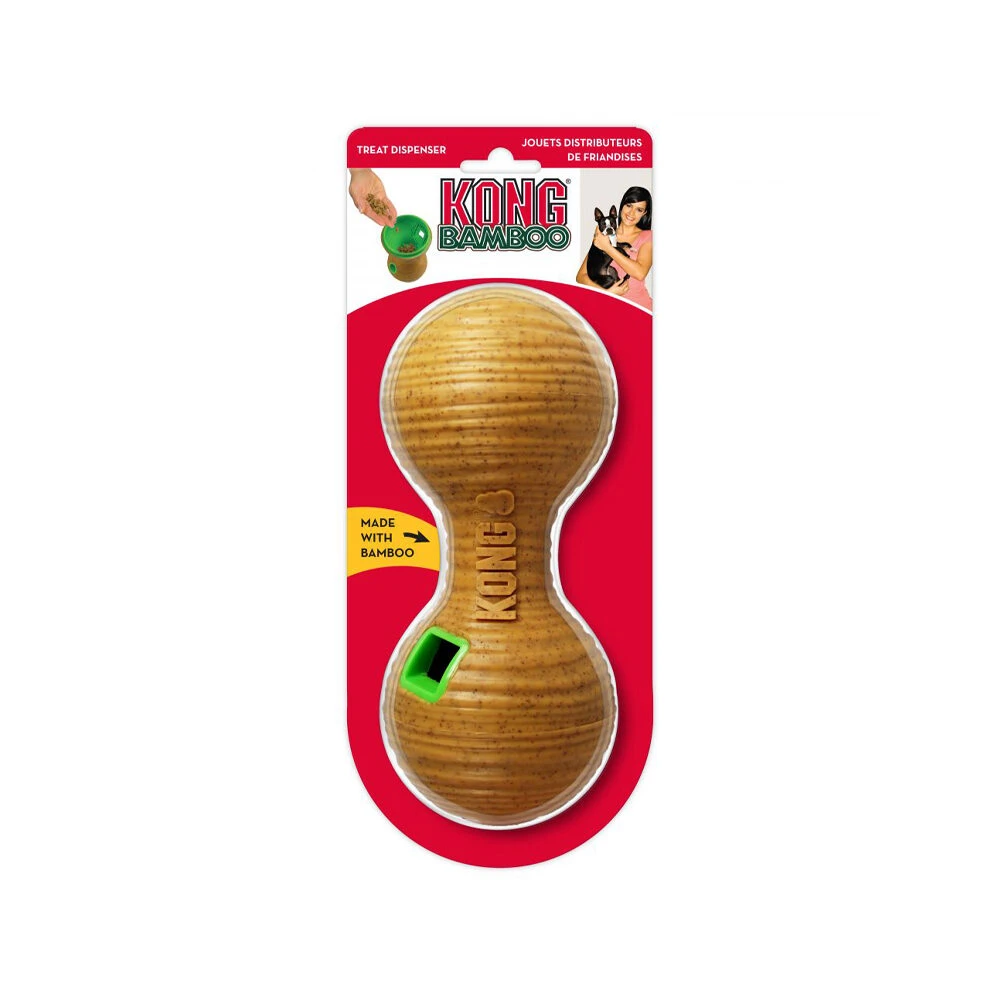 KONG Bamboe Voerbal Dumbell - Afbeelding 2