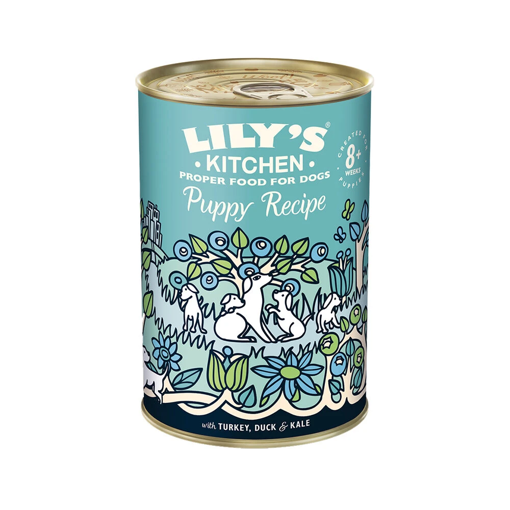Lily's Kitchen Puppy - Blik - Kalkoen, Eend En Boerenkool - Afbeelding 2