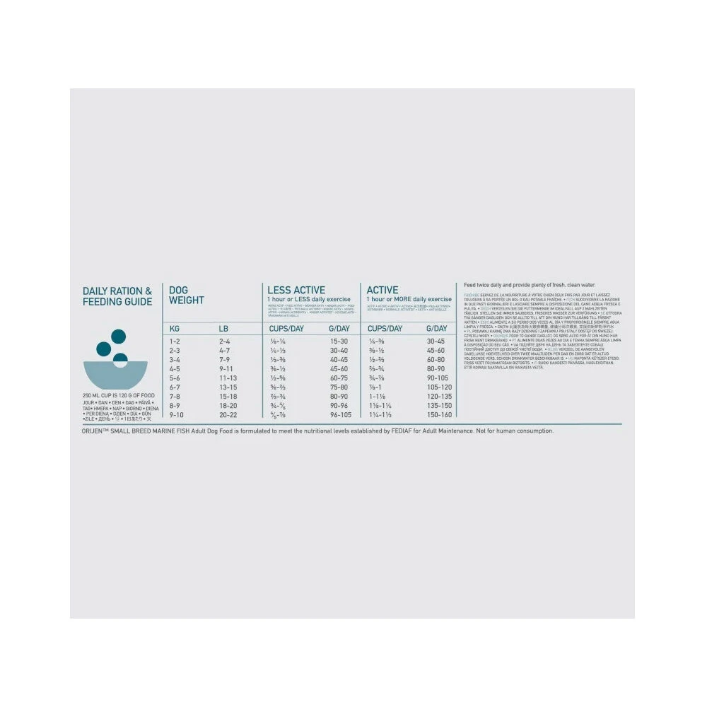Orijen Small Breed Marine Fish - Afbeelding 5