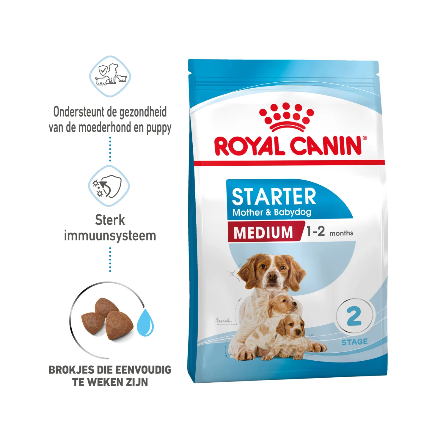 Royal Canin Medium Starter Mother & Babydog - Hondenvoer - Afbeelding 3